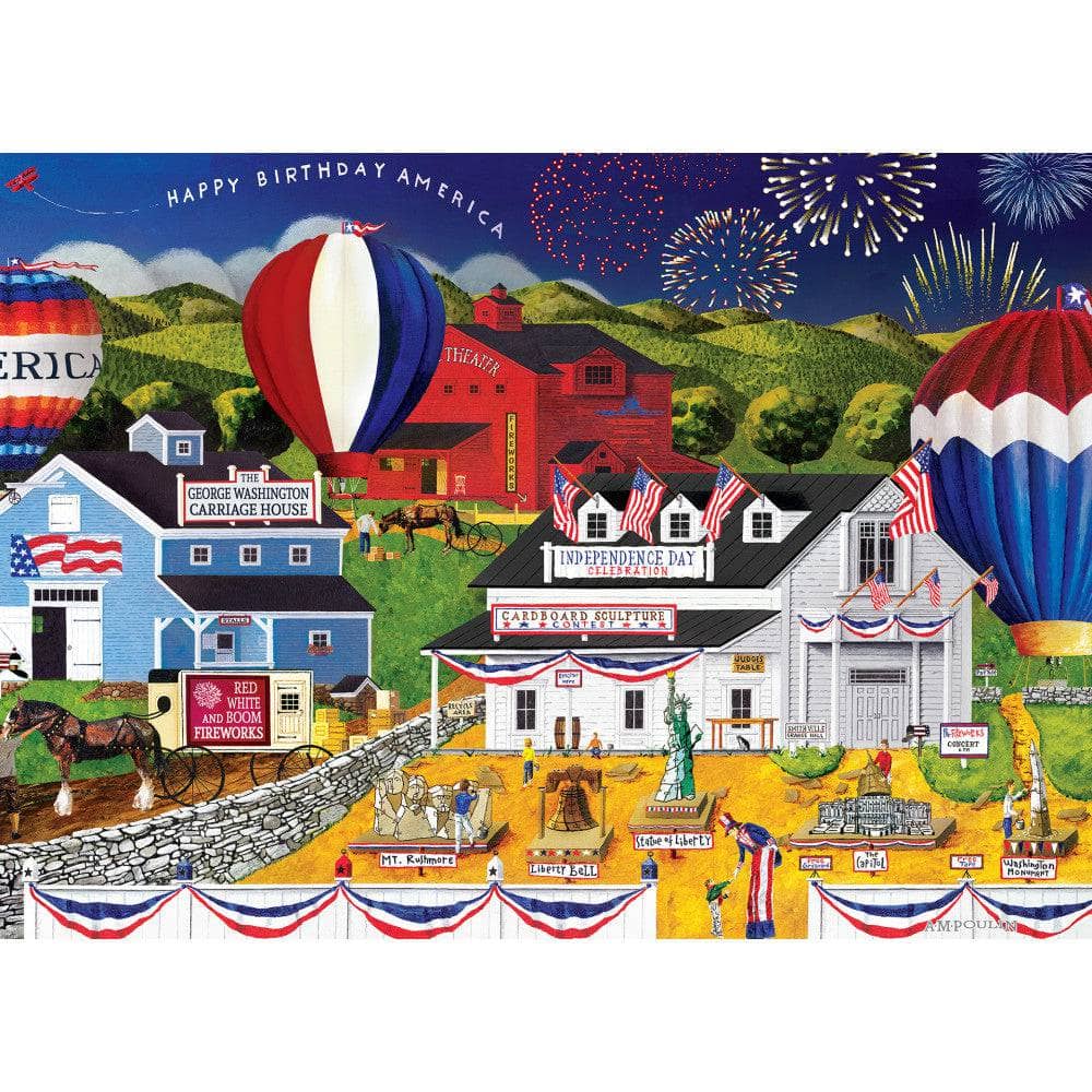 Americana - 4th of July 500 Piece EZ Grip Jigsaw Puzzle (ONLINE ORDER ONLY)
