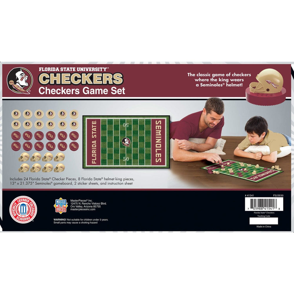 Florida State Seminoles Checkers Board Game (ONLINE ORDER ONLY)
