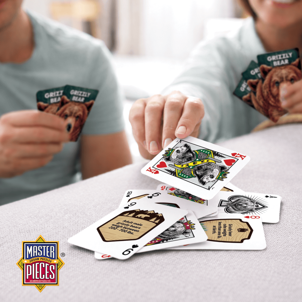 Grizzly Bear Playing Cards - 54 Card Deck