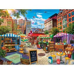 Farmer's Market - Buy Local Honey 750 Piece Jigsaw Puzzle (ONLINE ORDER ONLY)