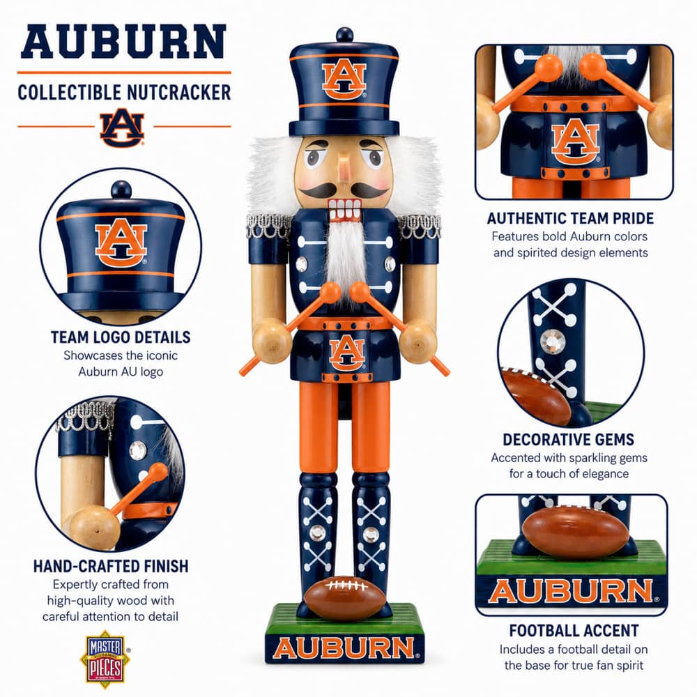Auburn Tigers - Collectible Nutcracker