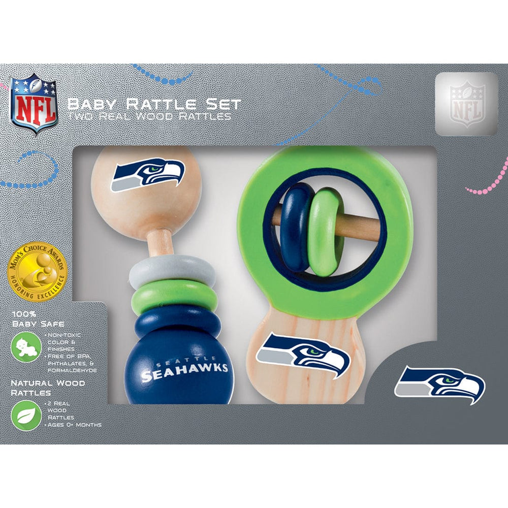 Seattle Seahawks - Baby Rattles 2-Pack (ONLINE ORDER ONLY)