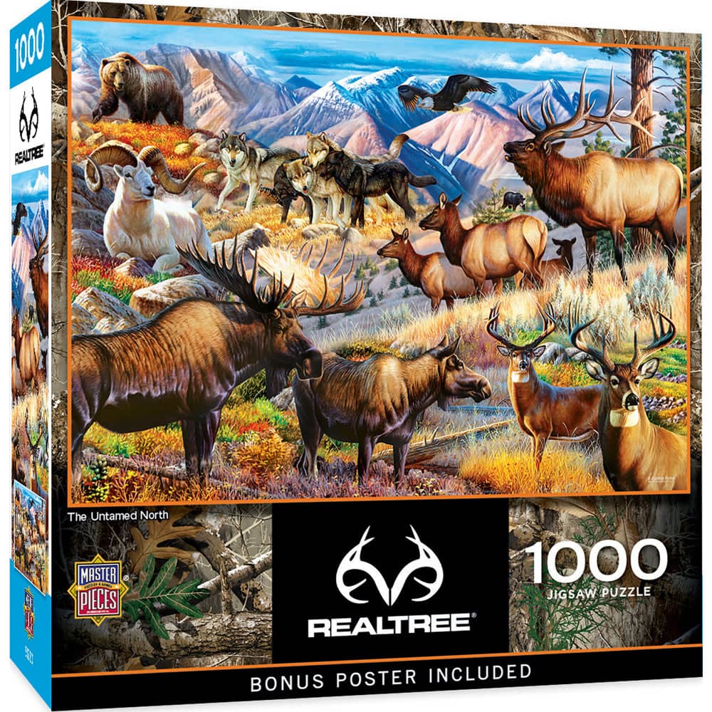 Realtree - The Untamed North 1000 Piece Jigsaw Puzzle (ONLINE ORDER ONLY)