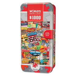 World's Smallest - Route 66 1000 Piece Jigsaw Puzzle (ONLINE ORDER ONLY)