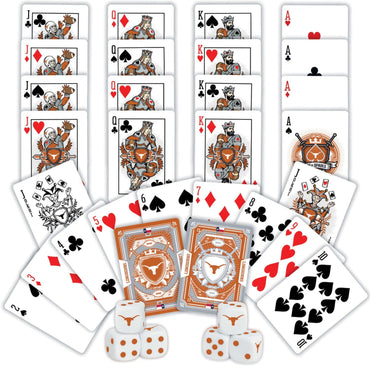 Texas Longhorns - 2-Pack Playing Cards & Dice Set (ONLINE ORDER ONLY)