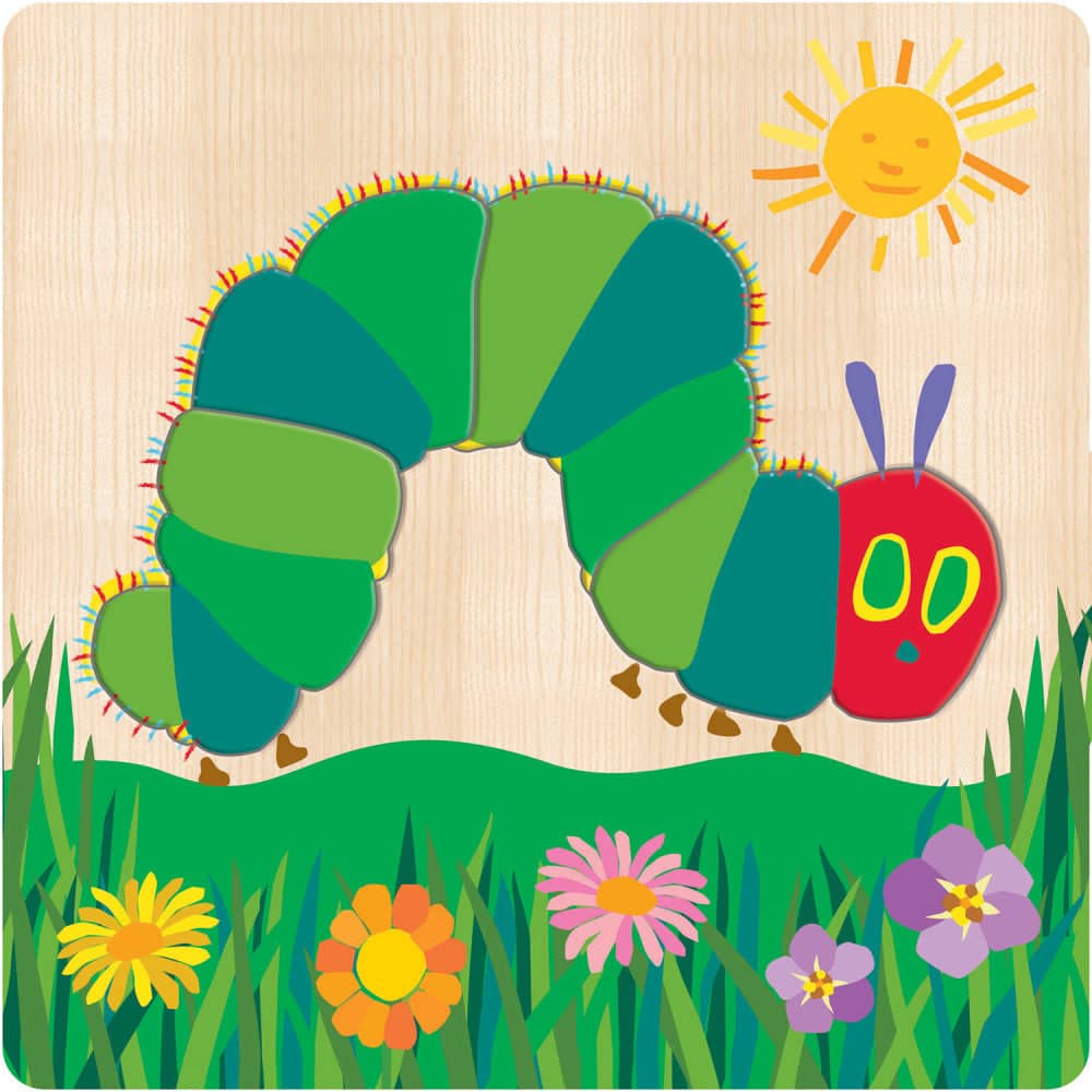 Eric Carle Chunky Wood Puzzles - Kids 4 Pack (ONLINE ORDER ONLY)