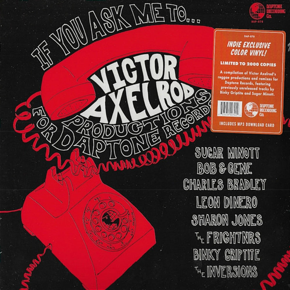 Victor Axelrod - If You Ask Me To.. (Indie Exclusive, Clear Vinyl, Red, Black, Digital Download Card) [Vinyl] (ONLINE ORDER ONLY)