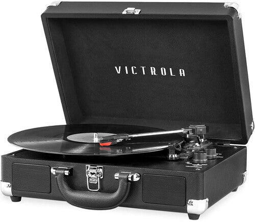 Victrola-550BT-BLK Journey Bluetooth Wireless Suitcase Turntable 3 Speed (Black) [Turntables] (ONLINE ORDER ONLY)