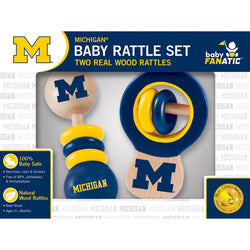 Michigan Wolverines - Baby Rattles 2-Pack (ONLINE ORDER ONLY)