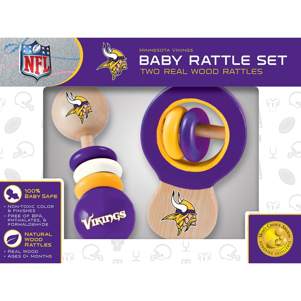 Minnesota Vikings - Baby Rattles 2-Pack (ONLINE ORDER ONLY)