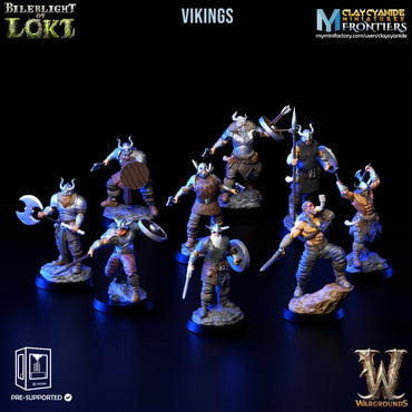 3D Printed Clay Cyanide Bileblight of Loki Vikings 28 32 mm D&D (Online Only)