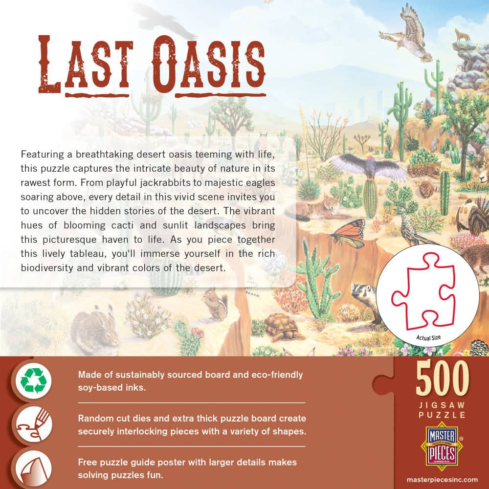 Last Oasis 500 Piece Jigsaw Puzzle