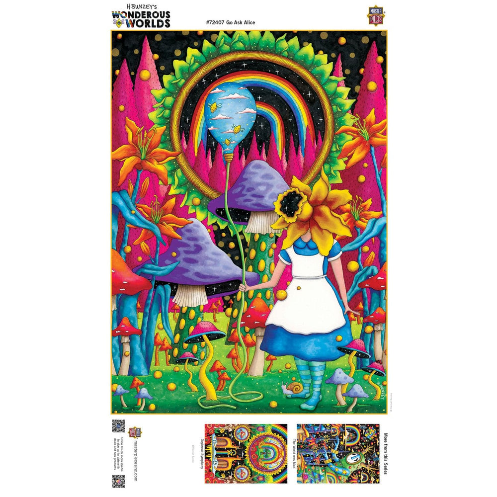 Wonderous Worlds - Go Ask Alice 1000 Piece Jigsaw Puzzle (ONLINE ORDER ONLY)