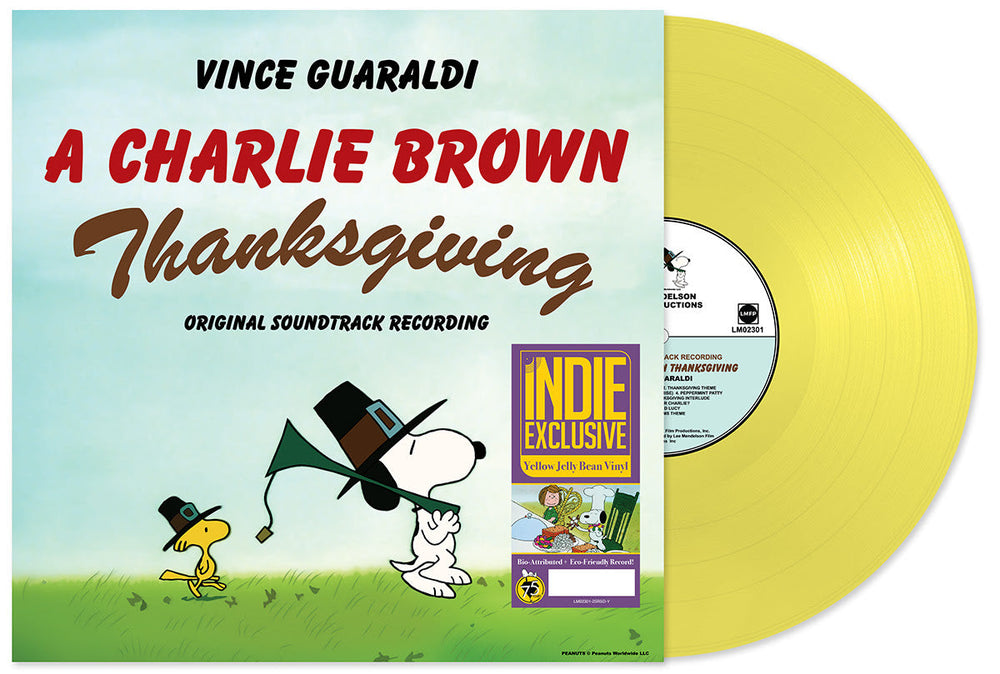 A Charlie Brown Thanksgiving (Indie Exclusive) (Yellow Jelly Bean Vinyl) [Vinyl] (ONLINE ORDER ONLY)