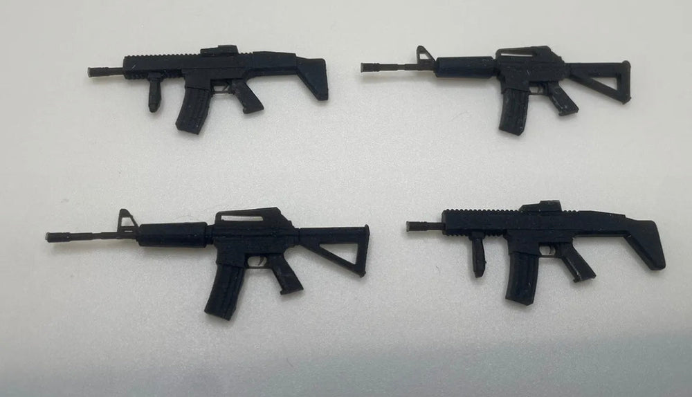 Vintage Hasbro GI Joe Rifle Gun Lot Set 4x 3.75” Action Figure Custom 1:18 (ONLINE ORDER ONLY)