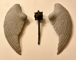 Vintage Kenner DC Super Powers Hawkman Wings & Mace 1984 Repro Part 1985 1986 (ONLINE ORDER ONLY)