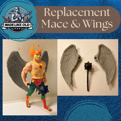 Vintage Kenner DC Super Powers Hawkman Wings & Mace 1984 Repro Part 1985 1986 (ONLINE ORDER ONLY)