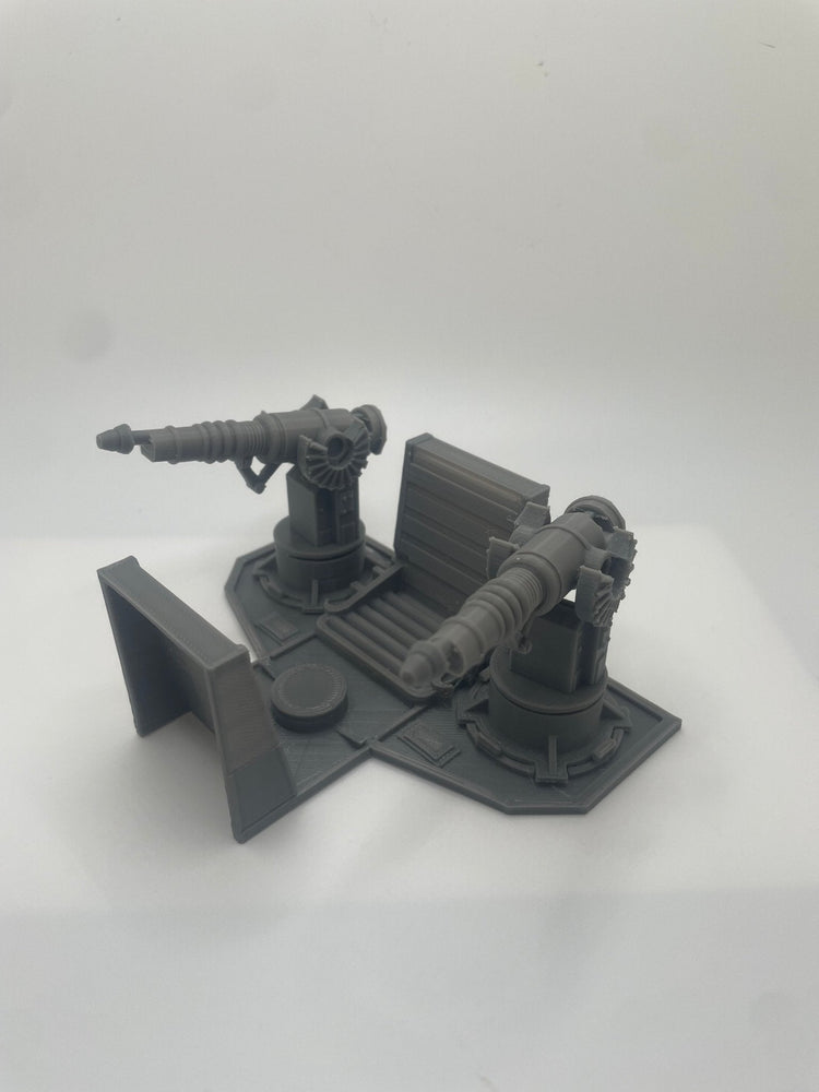 Vintage Star Wars Kenner Rebel Transport Cannons Mount & Base Repro Part 1982 (ONLINE ORDER ONLY)