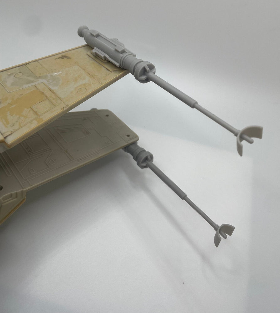 Vintage Star Wars Kenner X Wing Canopy & Laser Cannons Set Repro 1978 1995 (ONLINE ORDER ONLY)