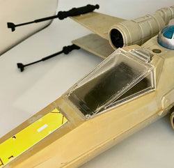 Vintage Star Wars Kenner X Wing Canopy & Laser Cannons Set Repro 1978 1995 (ONLINE ORDER ONLY)