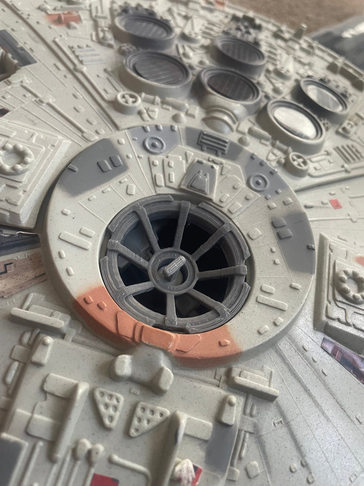 Vintage Star Wars Legacy Millennium Falcon Gun Turret Window Glass Part Repro (ONLINE ORDER ONLY)