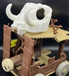 Vintage Star Wars POTF Ewok Battle Wagon Skull Repro Replacement Part Kenner Toys from Ewok Cartoon (ONLINE ORDER ONLY)
