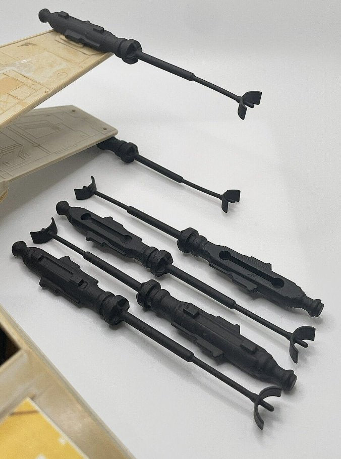 Vintage Star Wars X Wing Cannons Reproduction Replacement Part 1978 Kenner Toys (ONLINE ORDER ONLY)