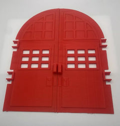 Vintage The Real Ghostbusters Firehouse Door Set REPRO Part Only 1987 Kenner (ONLINE ORDER ONLY)