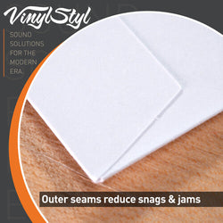Vinyl Styl® 12 Inch Archival Inner Record Sleeves - HDPE-Lined - 50 Count (White) [Inner Record Sleeves] (ONLINE ORDER ONLY)