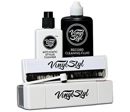 Vinyl Styl® Ultimate Vinyl Record Care Kit - Record & Stylus Brushes And Fluid [Cleaning Kit] (ONLINE ORDER ONLY)
