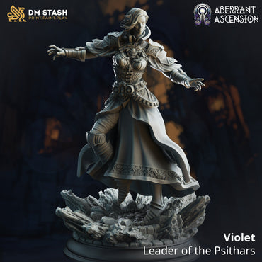 Violet, Leader of the Psithars (Female Human Sorcerer) (Online Only)