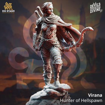 Virana, Hunter of Hellspawn (Female Wood Elf Ranger) (Online Only)