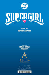 [FOIL] SUPERGIRL #11 SORAH SUHNG EXCLUSIVE SDCC VIRGIN VAR (03/11/2026)