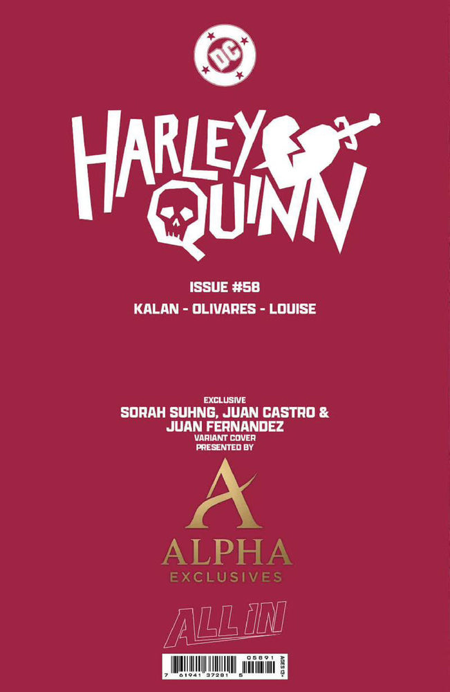 Harley Quinn #58 Sorah Suhng Exclusive Virgin Var (01/28/2026) (ONLINE ORDER ONLY)