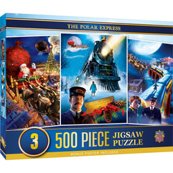 The Polar Express 3-pack 500 Piece Jigsaw Puzzle (ONLINE ORDER ONLY)