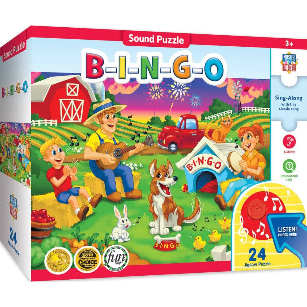 B-I-N-G-O - 24 Piece Sound Jigsaw Puzzle (ONLINE ORDER ONLY)