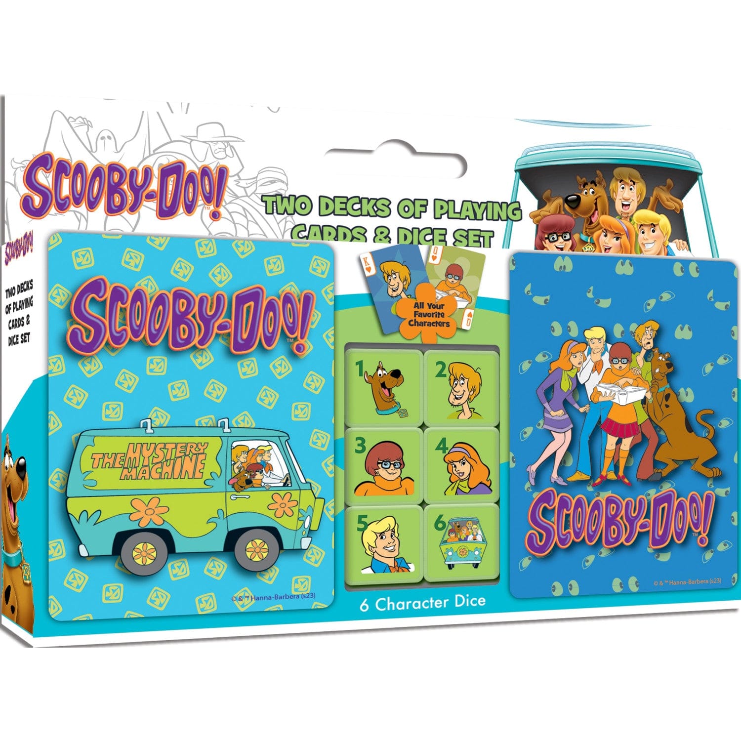 Scooby Doo 2-pack Playing Cards & Dice Set (ONLINE ORDER ONLY)