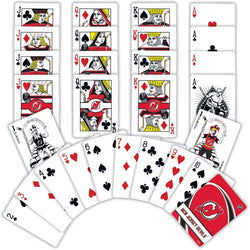 New Jersey Devils Playing Cards - 54 Card Deck (ONLINE ORDER ONLY)