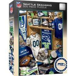 Seattle Seahawks - Locker Room 500 Piece Jigsaw Puzzle (ONLINE ORDER ONLY)
