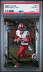 Graded 2024 Panini Select Jayden Daniels #217 Rookie RC Football Card PSA 10 Gem Mint (ONLINE ORDER ONLY)