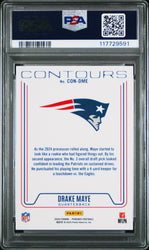 Graded 2024 Panini Phoenix Drake Maye #CONDME Contours Rookie RC Football Card PSA 10 Gem Mint (ONLINE ORDER ONLY)