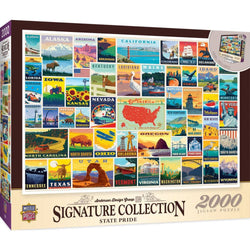 Signature Collection - State Pride 2000 Piece Jigsaw Puzzle (ONLINE ORDER ONLY)