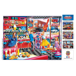 Drive-Ins, Diners & Dives - Good Times Diner 550 Piece Jigsaw Puzzle (ONLINE ORDER ONLY)
