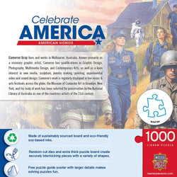 Celebrate America - American Honor 1000 Piece Jigsaw Puzzle (ONLINE ORDER ONLY)