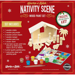 Nativity Scene Wood Craft & Paint Kit (ONLINE ORDER ONLY)
