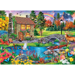 Tranquility - Stoney Brook Cottage 1000 Piece Jigsaw Puzzle (ONLINE ORDER ONLY)
