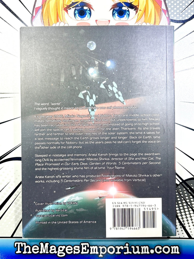 Voices of a Distant Star Words of Love Across The Stars Light Novel (Online Order Only)