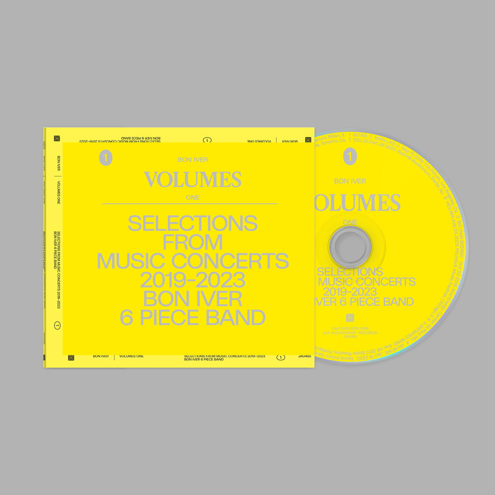 VOLUMES: ONE "SELECTIONS FROM MUSIC CONCERTS 2019-2023 BON IVER 6 PIECE BAND” [CD]