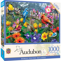 Audubon - Morning Garden 1000 Piece Jigsaw Puzzle