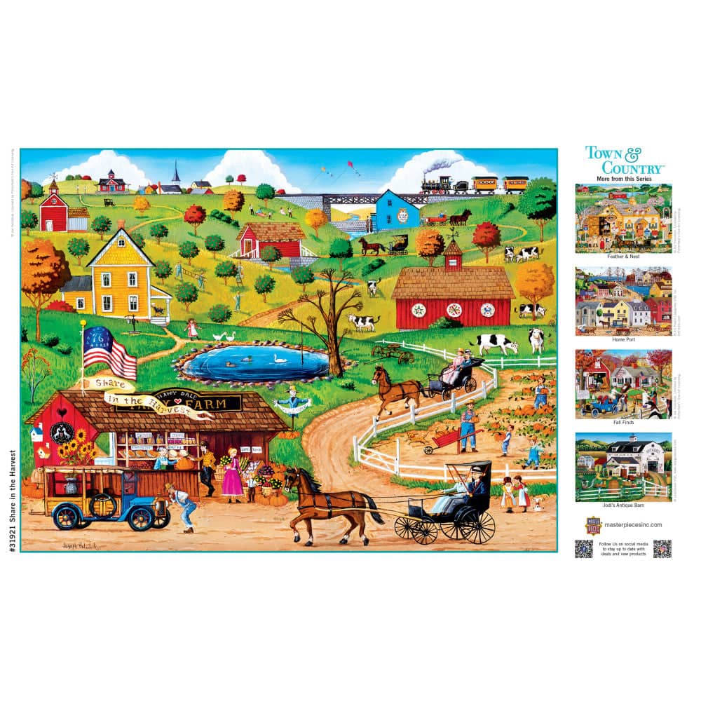 Town & Country - Share in the Harvest 300 Piece EZ Grip Jigsaw Puzzle
